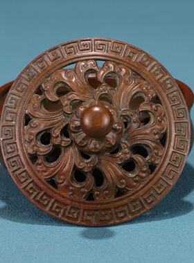 纯紫铜古香薰炉盘香炉供佛盘香炉宣德炉多用烟供香薰炉焚香炉