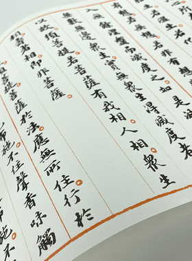 苏轼小楷《金刚经》高清原大复制品毛笔书法艺术微喷