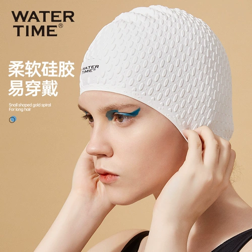 Водяная плавательная шляпа Женщина Боб водонепроницаем
