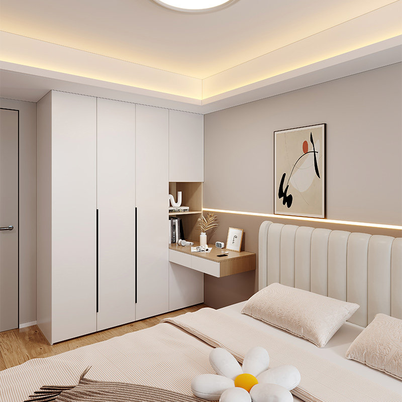 实木转角衣柜书桌一体家具套装组合带悬浮梳妆台儿童学习电脑桌,淘宝优惠券,粉丝福利购,淘宝优惠卷