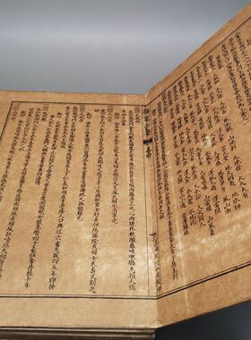 阳宅三要珍藏古书籍老式旧书折叠款一套四本册页版书籍收藏摆件