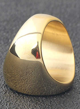 个性刻字戒指17km钛钢