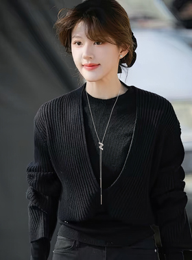 赵露思同款银色螺旋项链女大气