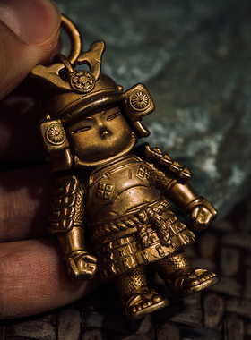 原创黄铜手把件桌面小摆件装饰品