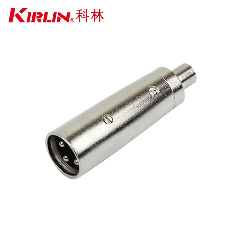 KIRLIN科林卡农转换插头3107卡侬公转莲花插口话筒麦克风转接头 - 图1