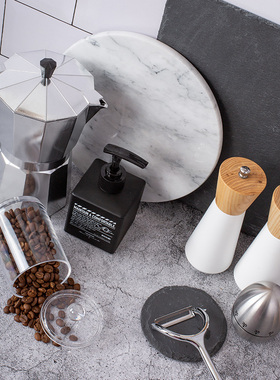 北欧轻奢样板间台面桌面厨具装饰