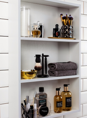 样板间镜柜摆件卫浴柜台面饰品