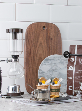 北欧轻奢样板间厨房台面摆件饰品