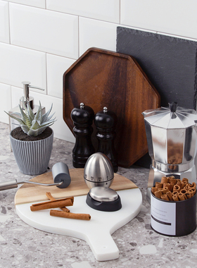 轻奢北欧厨房样板间台面软装饰品