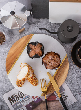 北欧样板间厨房展厅咖啡厨具摆件