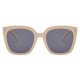 Ретро белые брендовые солнцезащитные очки, по фигуре, коллекция 2023