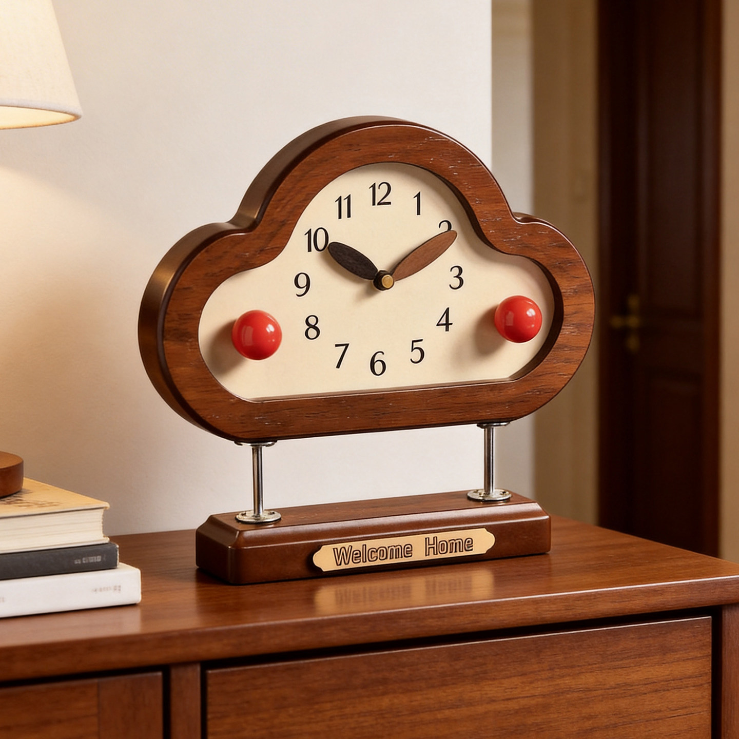 Creative mid-century style decorative clock