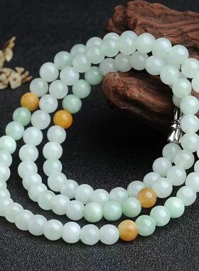 天然翡翠项链 缅甸老矿A货玉石吊坠送长辈礼物饰品男女通用款