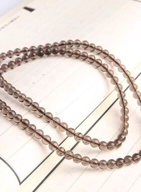 天然冰曜石三圈手链情侣款 冰种黑曜石多圈水晶手链 包邮