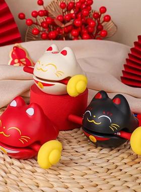 小木鱼解压玩具敲莫生气情绪稳定神器工位招财猫七夕礼物送男女友
