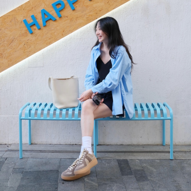 系带厚底德训鞋女2025新款阿甘鞋百搭小白鞋厚底增高休闲运动板鞋 - 图3