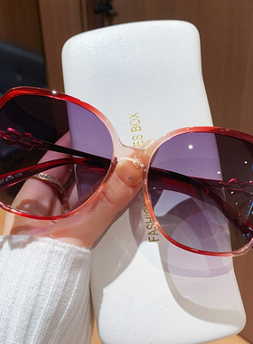 偏光防紫外线显脸小大框墨镜女