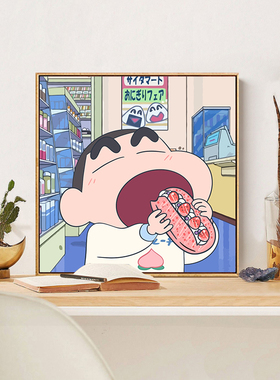 diy数字油画填充卡通丙烯