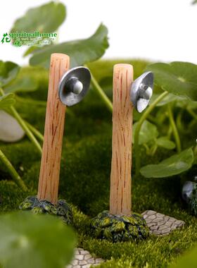 苔藓微景观仿真乡村路灯饰园艺造