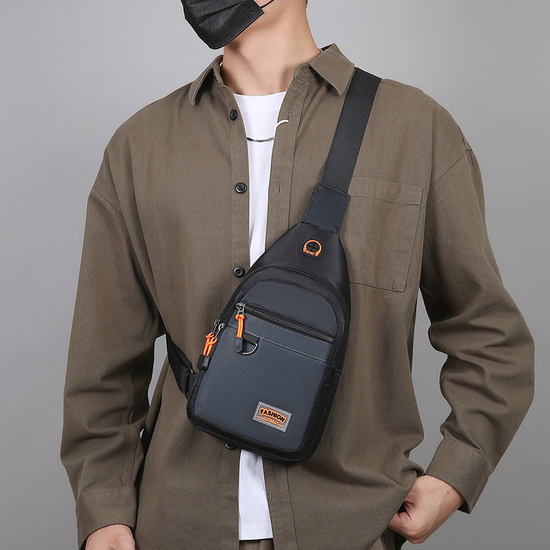 胸包男士防水耐磨新款单肩包斜挎包休闲运动大容量胸前背包斜跨包,淘宝优惠券,粉丝福利购,淘宝优惠卷