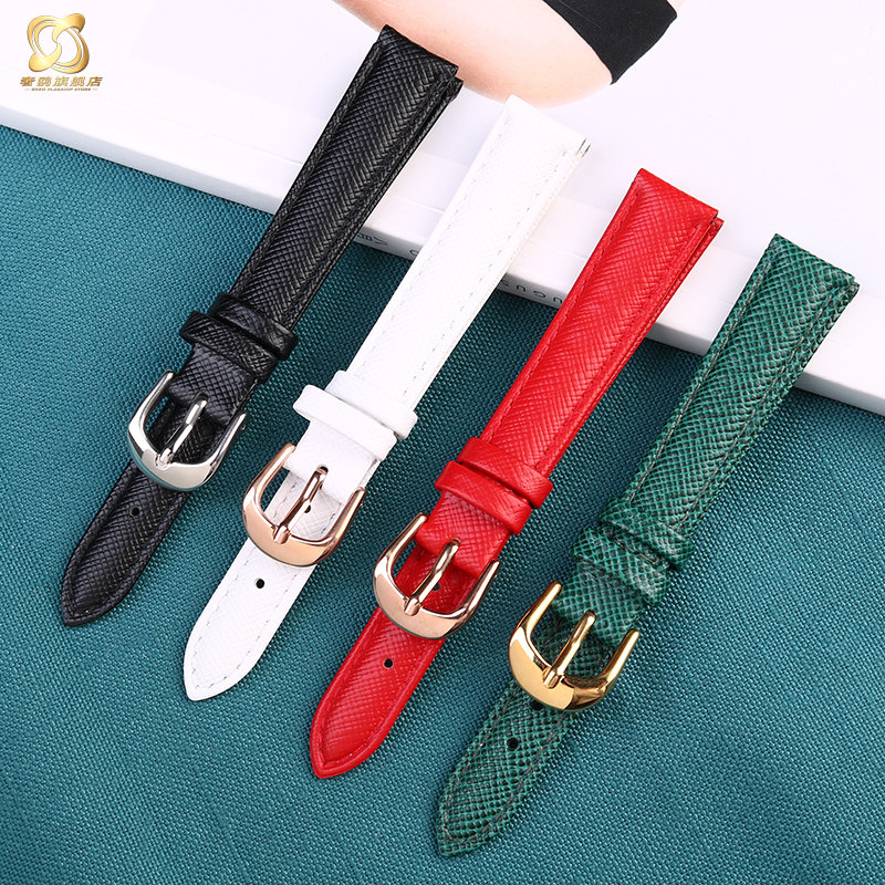 casio sheen系列女士真皮手表带 奢鸥配件