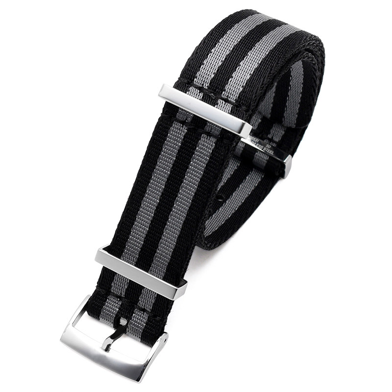 适配欧米茄新海马300蝶飞nato表带 奢鸥配件