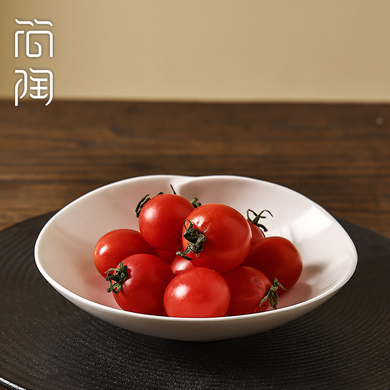 简陶景德镇手工碗碟套装家用陶瓷高颜值吃饭碗盘碗筷简约餐具套装,淘宝优惠券,粉丝福利购,淘宝优惠卷