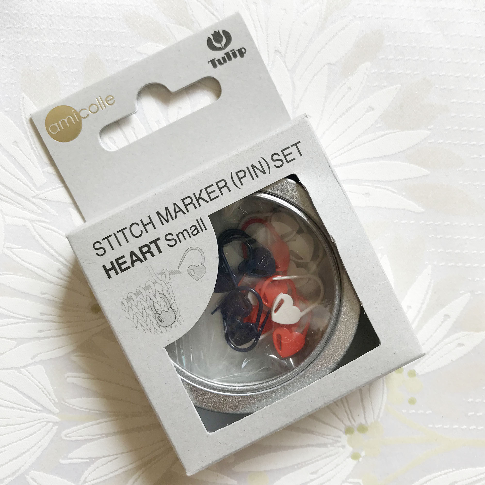 日本进口编织工具广岛TULIP郁金香手工计数别针计数扣心形记号扣,淘宝优惠券,粉丝福利购,淘宝优惠卷