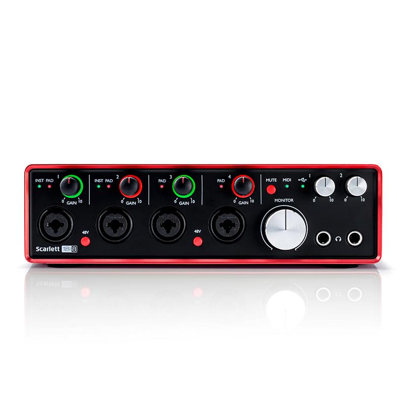 福克斯特Focusrite Scarlett 18i8 三代USB外置录音编曲直播声卡 - 图1