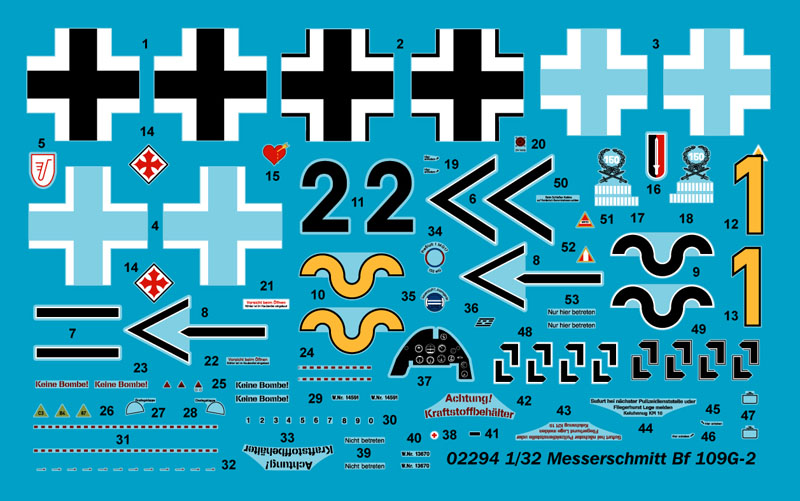 小号手 02294胶粘拼装模型 1/32BF109G-2战斗机-图0