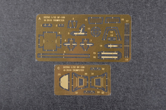 小号手 02297胶粘拼装模型 1/32BF109G-6战斗机(后期型)-图0