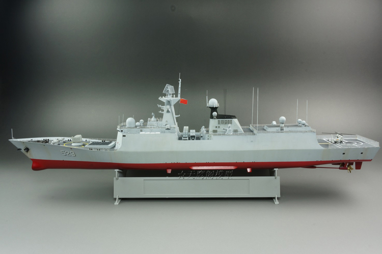 小号手 04543 拼装模型 1/350中国海军054A型导弹护卫舰红海行动 - 图2