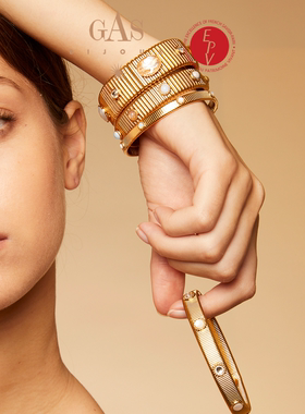 法国进口纯手工镶嵌制作弹力手镯