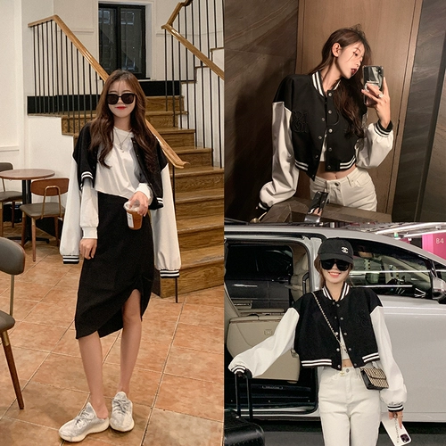 Весенняя короткая бейсбольная форма, куртка для отдыха, в корейском стиле