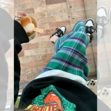 Ретро шерстяная весенняя осенняя длинная юбка, высокая талия, средней длины