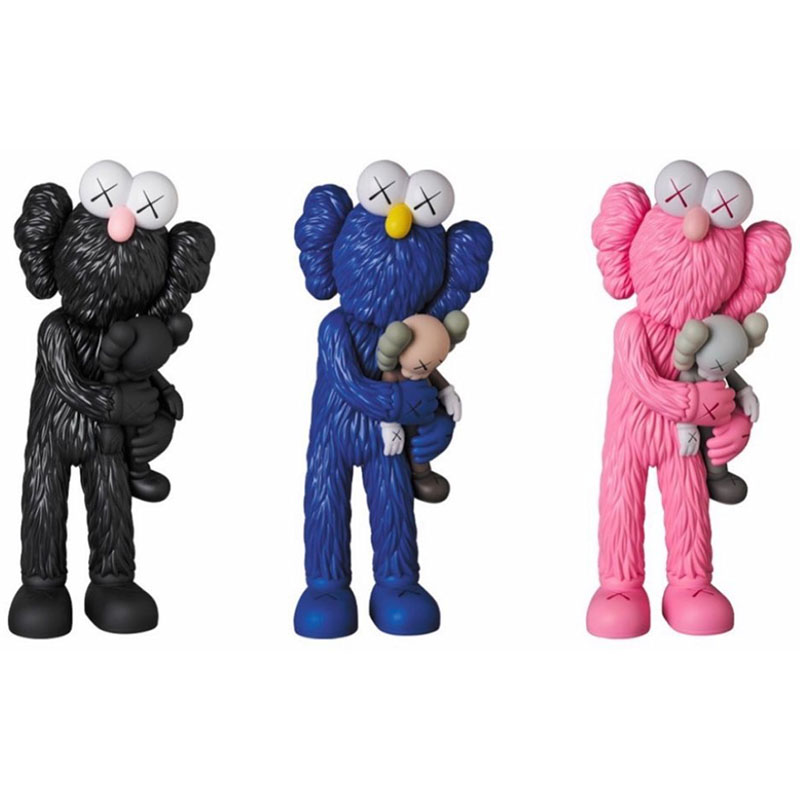 MAND KAWS TAKE芝麻街拥抱原型公仔手办模型潮流桌面摆件玩偶玩具 - 图3