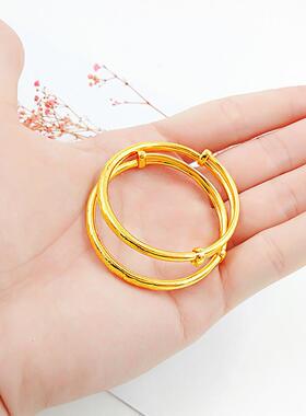 Bronze-plated, gold-protected children with extra push-and-p