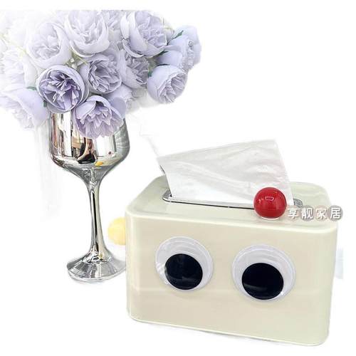Square Monster Tissue Box: A Dopamine-Boosting Cartoon Deskt - 图3