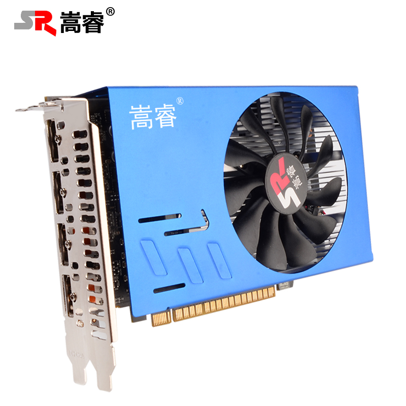 嵩睿带锁屏功能多屏显卡4HDMI/GTX1050Ti4G拼接监控投影融合4K@60 - 图3