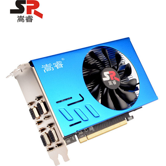 嵩睿多屏显卡GTX1660S GT730四屏一拖四炒股期货拼接监控融合锁屏