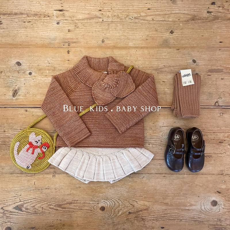 ins爆款 女童毛线裤裙女宝宝针织百褶裙儿童秋冬半身裙可爱公主裙,淘宝优惠券,粉丝福利购,淘宝优惠卷