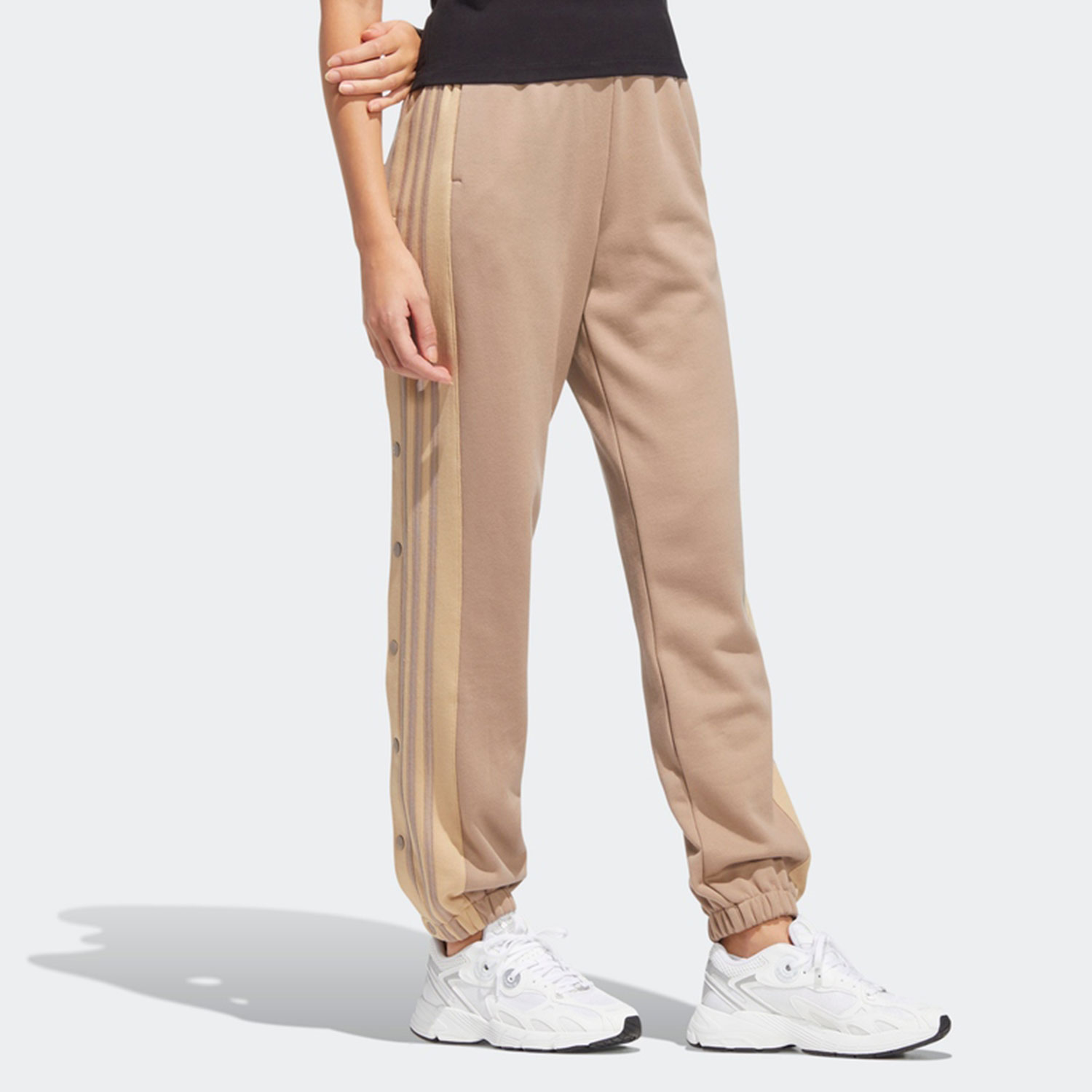 Adidas/阿迪达斯正品三叶草2022春季新款女子休闲长裤HH9459 - 图1