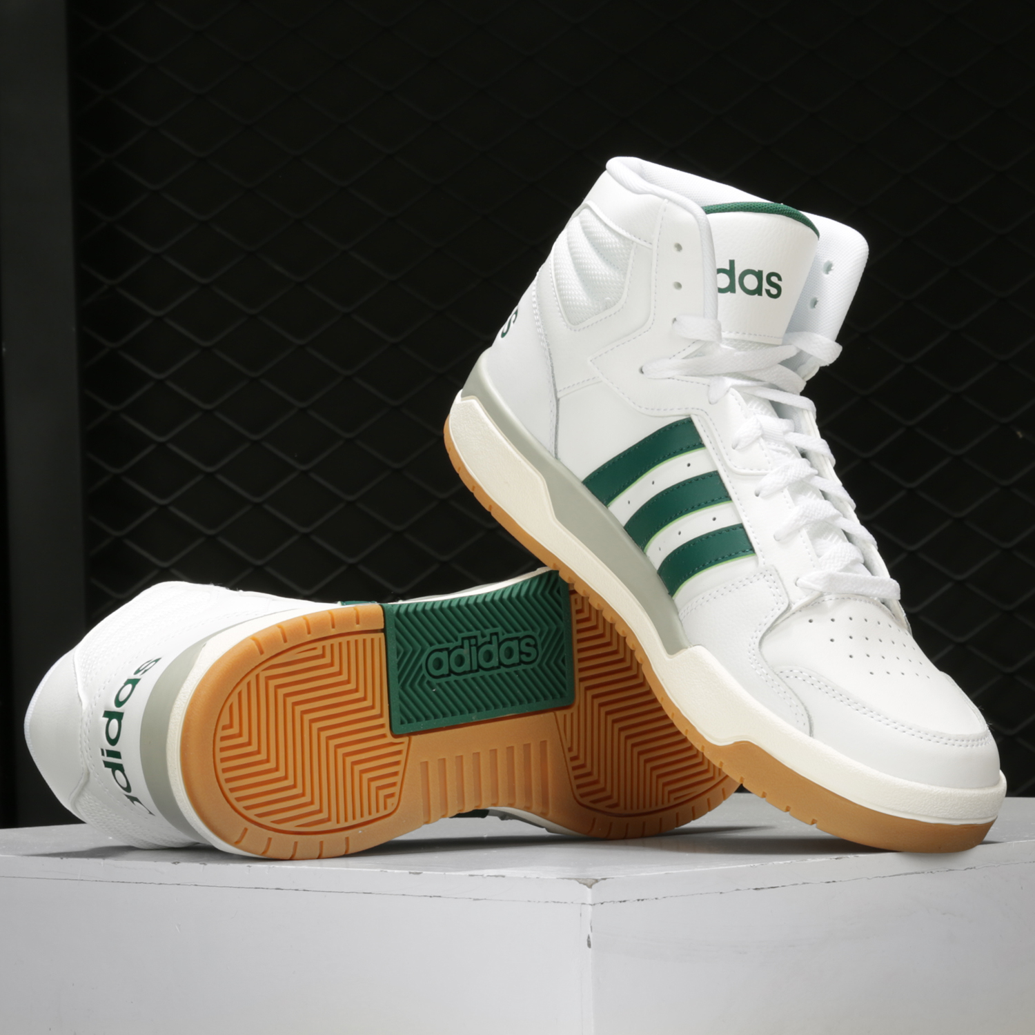 Adidas/阿迪达斯正品 NEO ENTRAP 男女中帮运动休闲板鞋EG4308 - 图1