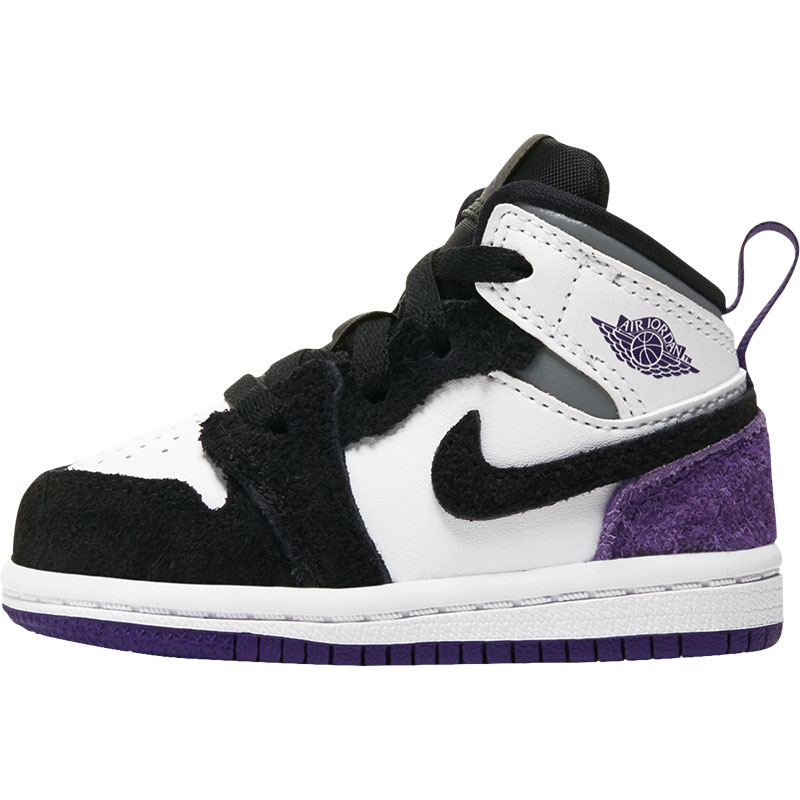 Nike/耐克正品JORDAN 1 AJ1婴童运动时尚舒适休闲板鞋 BQ6933-105-图3