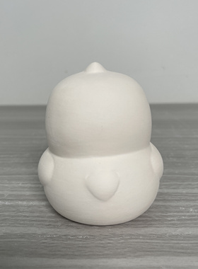景德镇高白泥素坯摆件愤怒小鸟手工diy绘画装饰动物半成品陶艺馆