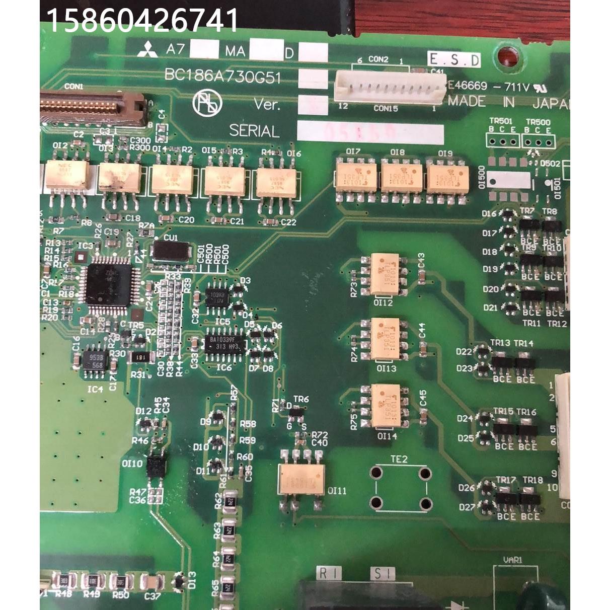 议价186A730G51三菱驱动板A740 37KW修过原装包好质保一个月实拍 - 图1