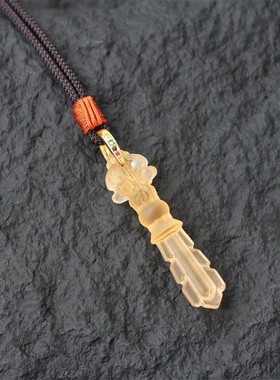 2026厂家直销惠古琉璃文殊智慧剑吊坠男女款项链本命年包挂件饰品