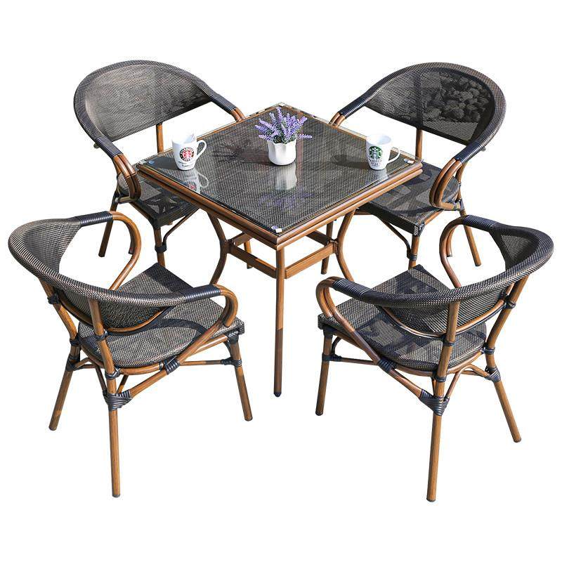 阳台庭院户外碳钢茶桌茶几铝合金室外防晒休闲铁艺小桌子餐桌露天,淘宝优惠券,粉丝福利购,淘宝优惠卷