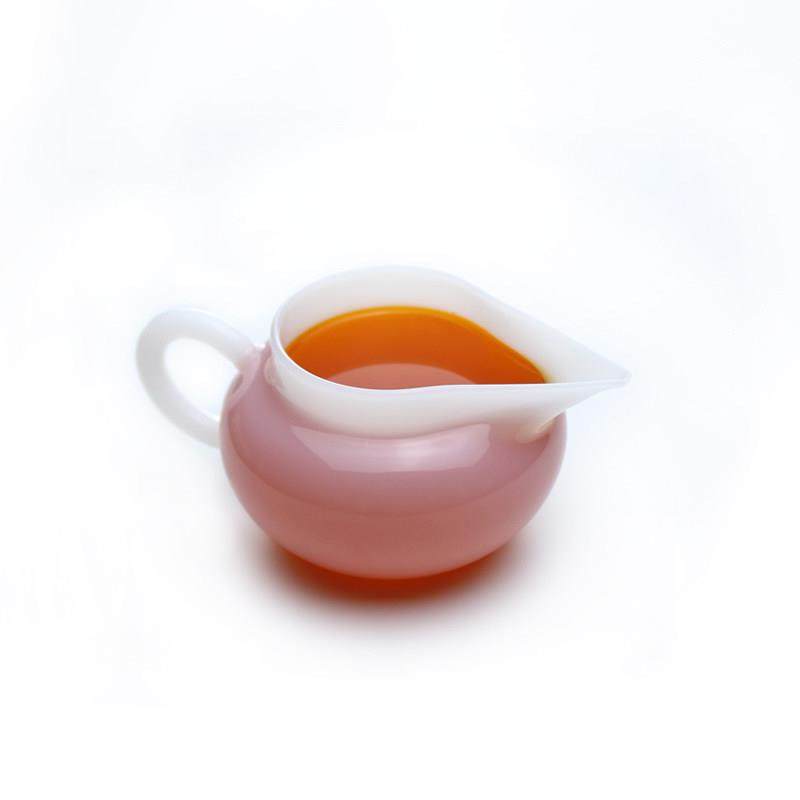 聚心堂白玉瓷公平杯白瓷公杯茶隔板陶瓷茶海功夫茶具柄共用杯,淘宝优惠券,粉丝福利购,淘宝优惠卷