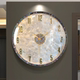 Light luxury shell wall clock 2025 new high-end modern simple clock wall hanging home living room atmospheric hanging watch
